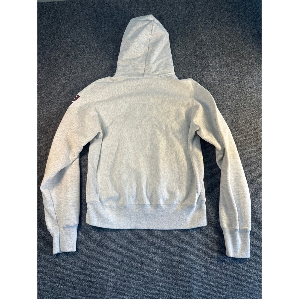Champion Reverse Weave Texas A&M Hoodie Gray Maroon Small NCAA Aggies Sweatshirt - Picture 7 of 8